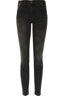 Current/Elliott The High Waist Cropped Skinny Jeans - Lyst