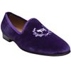 Del Toro Shoes Velvet Slipper in Purple for Men - Lyst