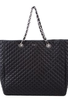 D&G Quilted Leather Shopper - Lyst