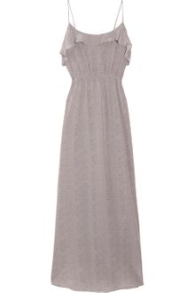 Geren Ford Polka-dot Silk Maxi Dress - Lyst