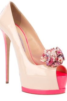 Gianmarco Lorenzi Peep Toe Shoe - Lyst