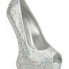 Giuseppe Zanotti Sculptural Platform in Silver - Lyst