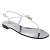 Giuseppe Zanotti Thong Sandal in White - Lyst