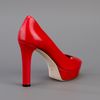 Gucci Peep Toe Shoe in Red - Lyst