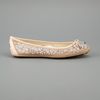 Jimmy Choo Crystal Ballet Pump in Beige (brown) - Lyst