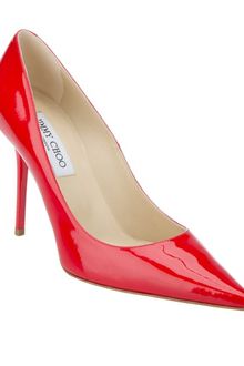 Jimmy Choo Patent Leather Pump - Lyst