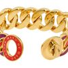 Marc By Marc Jacobs Stripey Enamel Katie Bracelet in Gold (s) - Lyst