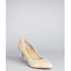 Mark + James By Badgley Mischka Taupe Patent Leather Fain Pumps in Beige (taupe) - Lyst