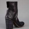 Marsell Peeptoe Ankle Boot in Black - Lyst