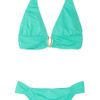 Melissa Odabash Jamaica Halterneck Bikini in Green (blue) - Lyst