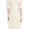 Oscar De La Renta Metallicflecked Tweed Dress in White (clay) - Lyst
