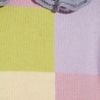 Preen Mia Cropped Pixelated Cashmere Sweater in Multicolor (multicolored) - Lyst