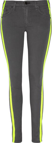 Rag & Bone Neonstriped Midrise Skinny Jeans - Lyst