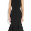 Roland Mouret Jos Flared Stretchcrepe Dress in Black - Lyst