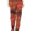 Sandro Paprika Printed Tapered Crepe Pants in Multicolor (red) - Lyst