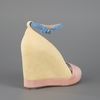 See By Chloé Colour Block Sandal in Pink (yellow) - Lyst