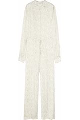 Stella McCartney Citrus-print Silk Jumpsuit