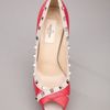Valentino Studded Pump in Red - Lyst