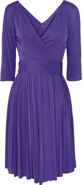  Cruz Pleated Crepejersey Dress 