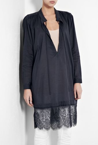  Day Elisabeth Cotton Tunic with Lace Trim 