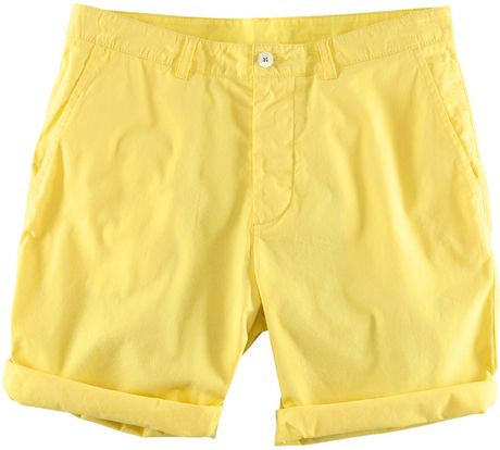 H&m Shorts In Yellow in Yellow for Men - Lyst