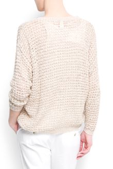 Mango Openwork Jumper - Lyst