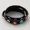 Marc By Marc Jacobs Dreamy Logo Double Wrap Bracelet in Black - Lyst