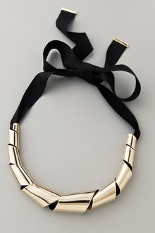 Marc By Marc Jacobs Metal Ribbons Big Twist Necklace - Lyst