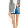 Stella Mccartney Ray Printed Crepe Jacket in Gray (blue) - Lyst