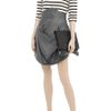 Vivienne Westwood Anglomania Animal Ruched Woolblend Skirt in Gray (anthracite) - Lyst