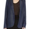 Acne Tilda Denim Blazer in Blue (denim) - Lyst