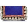 Matthew Williamson Embellished Fringed Suede Clutch in Blue - Lyst