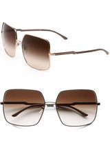 Stella McCartney Square Metal Sunglasses
