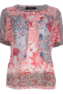 Isabel Marant Printed Blouse - Lyst