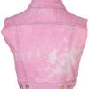 Topshop Pink Marbled Denim Jacket in Pink - Lyst