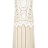 Alberta Ferretti Beadembellished Tulle and Silk Dress in Beige (white) - Lyst