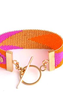Anabel Campbell Navajo Cuff Fuschiatangerinegold - Lyst