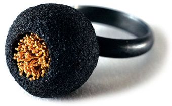 Arata Fuchi Black Ball Ring - Lyst
