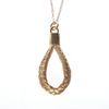 Ayako Kanari Magnitude Plait Fishbone Pendant Auburn in Gold (rose) - Lyst