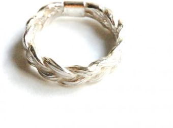 Ayako Kanari Magnitude Plait Ring Silver - Lyst