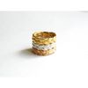 Ayako Kanari Magnitude Plait Set Of Three Rings in Gold (silver) - Lyst