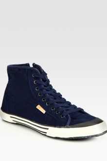 Boss Orange Santer Midtop Sneakers - Lyst