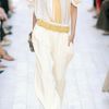 Chloé Pleated Wideleg Twill Pants in Beige (cream) - Lyst
