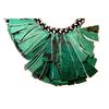 Elvira Sazesh Emerald Green Suede Bracelet in Green (emerald) - Lyst