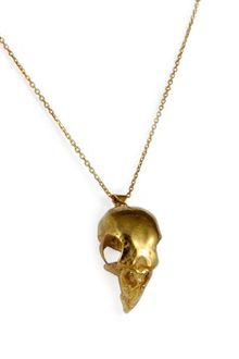 Emilie Morris Parakeet Skull Necklace  - Lyst