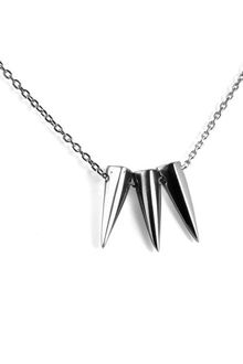 Emilie Morris Spike Necklace Silver Small - Lyst