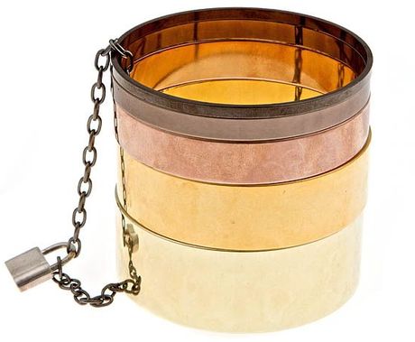 Gemma Redux Adelasia Bangle Set A in Gold - Lyst
