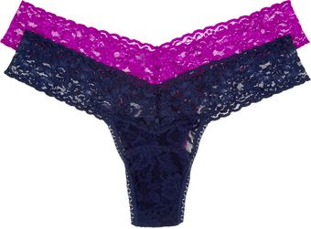  Set Of Two Stretchlace Thongs 