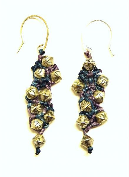 Ifatcreations Falling Beads Earrings  in Gold (silver) - Lyst