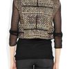 Isabel Marant Wolf Embellished Cotton Vest in Black - Lyst